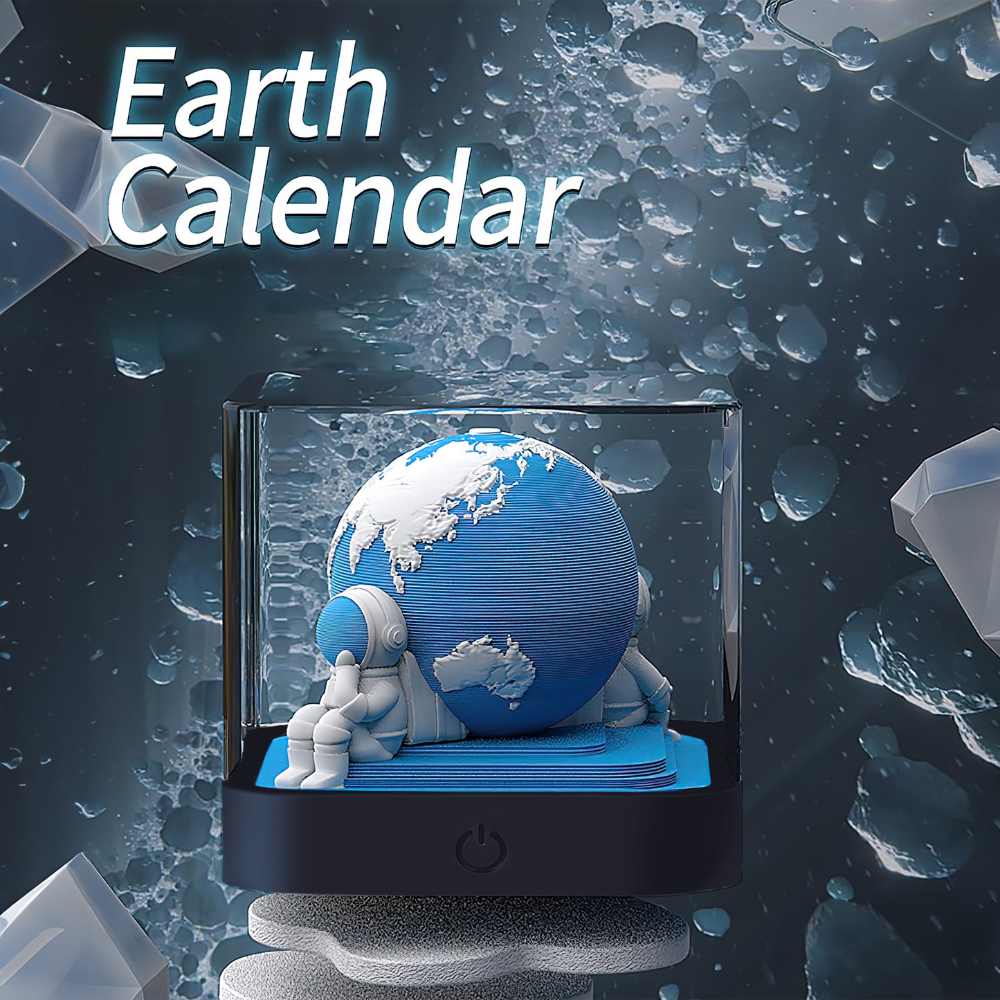 Earth 3D Calendar 2024