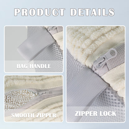 Shoe Washing Machine Bag White-2PCS