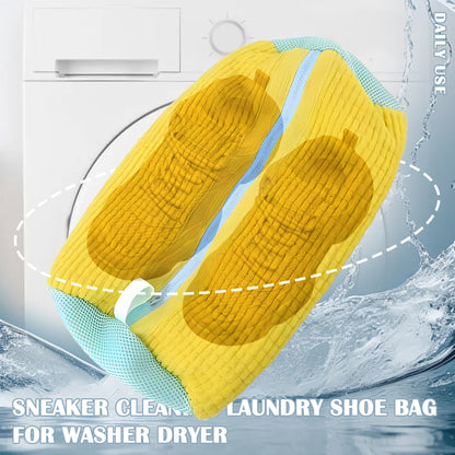 Shoe Washing Machine Bag Yellow-2PCS