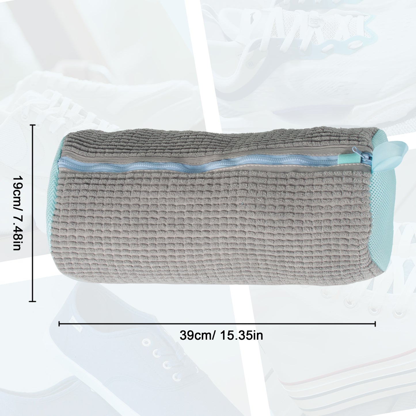 Shoe Washing Machine Bag Grey-2PCS