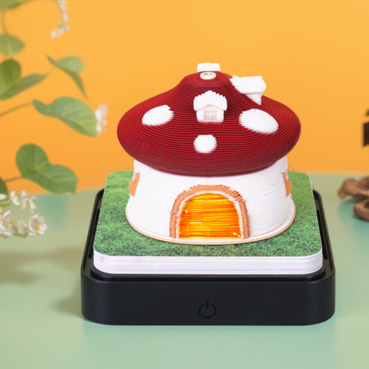 Mushroom House 3D Calendar